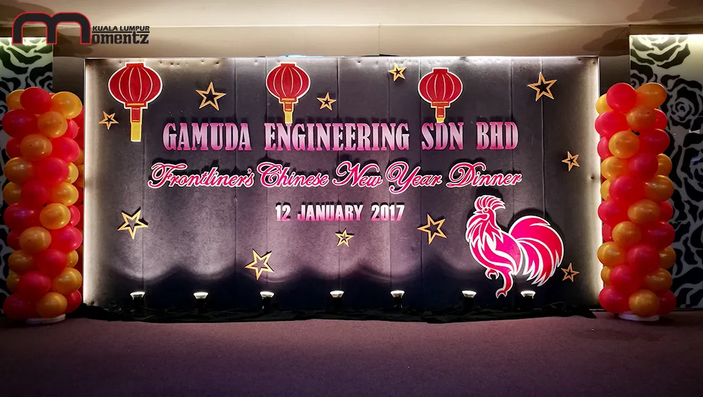 Gamuda Engineering SDN BHD CNY Dinner — event production by MomentzKL, Kuala Lumpur